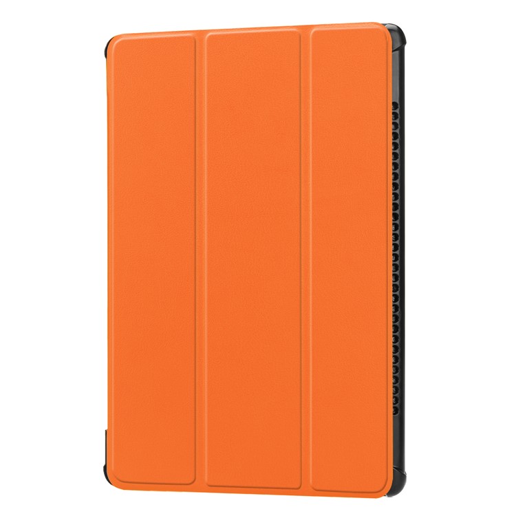 Leather Shell Case with Tri-fold Stand for Huawei MediaPad M5 10 / M5 10 (Pro) - Orange-7