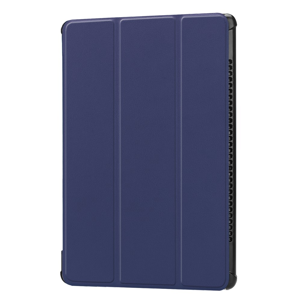 Tri-fold Leather Cover Shell with Stand for Huawei MediaPad M5 10 / M5 10 (Pro) - Dark Blue-7