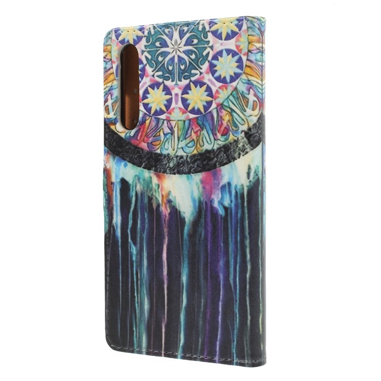 Pattern Printing PU Leather Wallet Phone Case for Huawei P20 - Dream Catcher-2