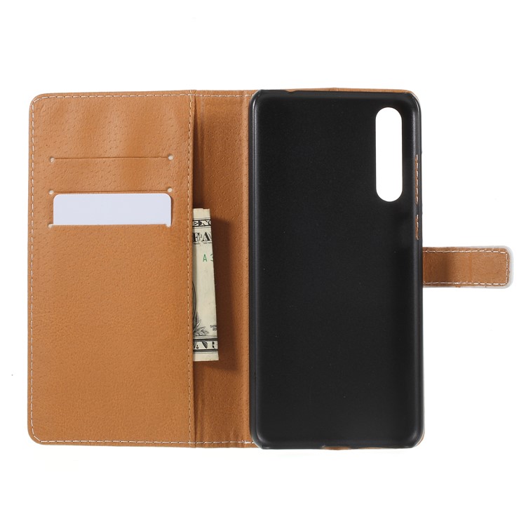 Pattern Printing PU Leather Wallet Phone Case Cover for Huawei P20 - Crown-6
