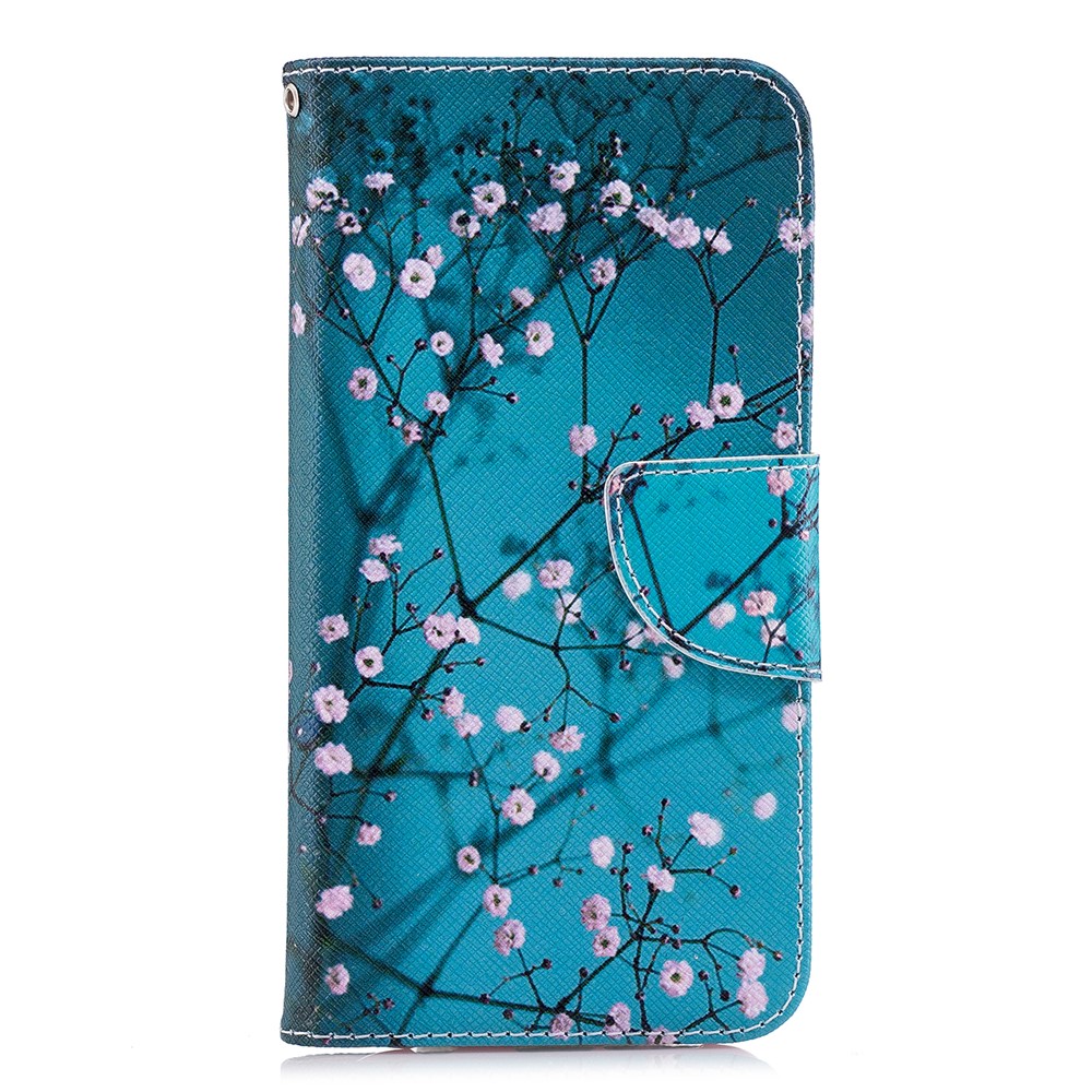Patterned PU Leather Wallet Flip Shell for Huawei P20 Lite / Nova 3e (China) - Wintersweet-2