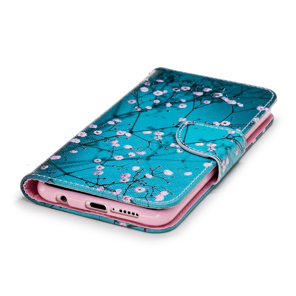 Capeta de Billetera de Cuero PU Estampada Para Huawei P20 Lite / Nova 3e (China) - Sweet de Invierno