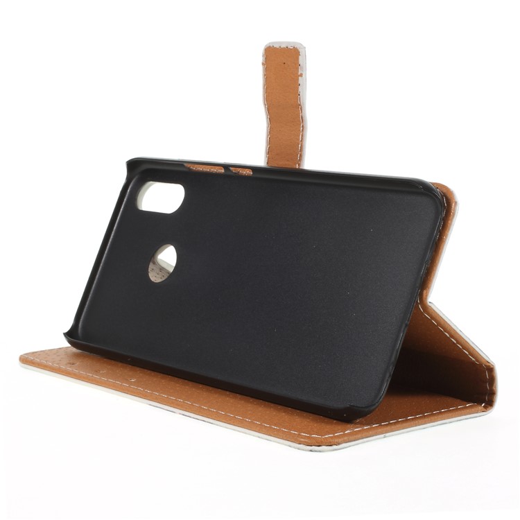 Pattern Printing Wallet PU Leather Phone Case Cover with Stand for Huawei P20 Lite / Nova 3e (China) - Dock at Sunset-4