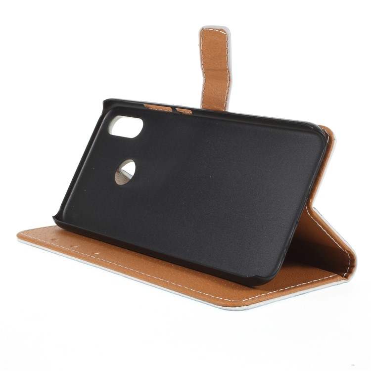 Pattern Printing Wallet Leather Protection Mobile Case Cover with Stand for Huawei P20 Lite / Nova 3e (China) - Police Public Call Box-4