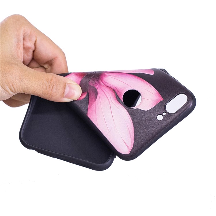 Embossment Soft TPU Phone Cover for Huawei Honor 9 Lite/9 Youth Edition - Pretty Flower-7