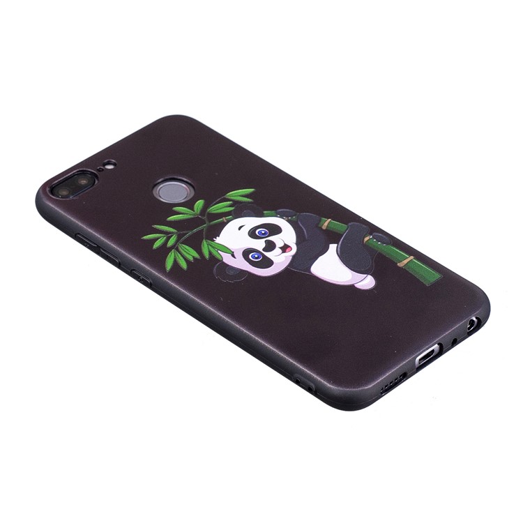 Embossment Soft TPU Phone Shell for Huawei Honor 9 Lite/9 Youth Edition - Panda on Bamboo-5