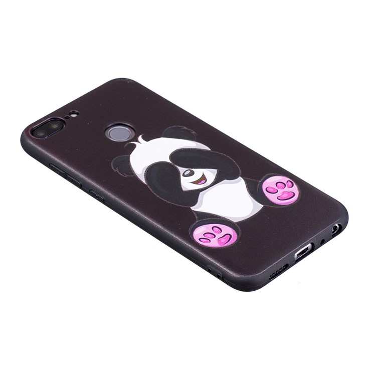 Embossment Soft TPU Protective Cell Phone Case for Huawei Honor 9 Lite/9 Youth Edition - Cute Panda-5