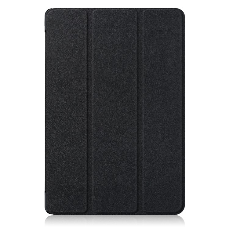 Tri-Fold Stand Flip Ledertasche Für Huawei Mediapad M5 10 / M5 10 (pro) - Schwarz-2