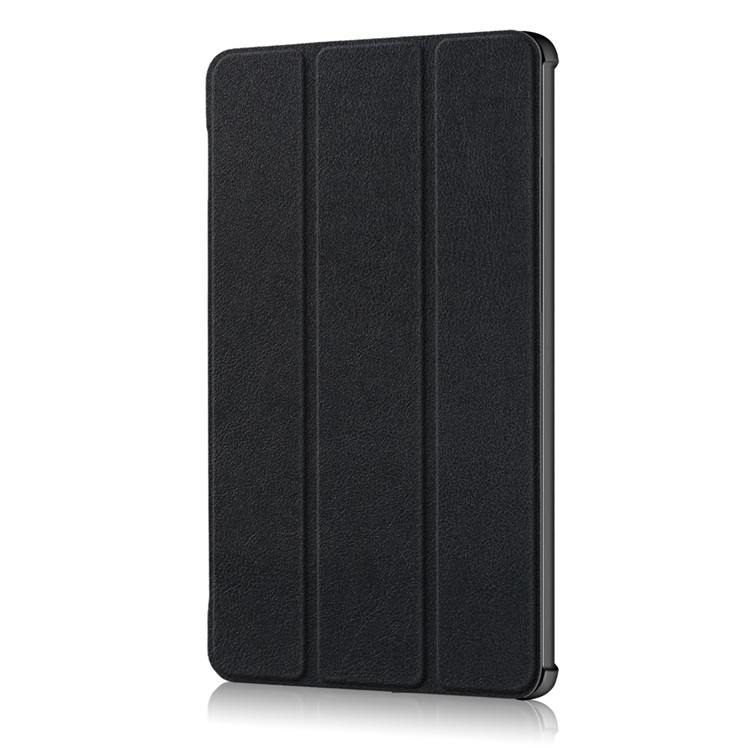 Tri-Fold Stand Flip Ledertasche Für Huawei Mediapad M5 10 / M5 10 (pro) - Schwarz-4