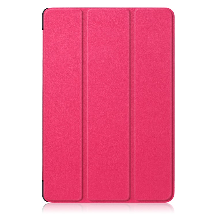 Tri-fold Stand Flip Leather Shell for Huawei MediaPad M5 10 / M5 10 (Pro) - Rose-2