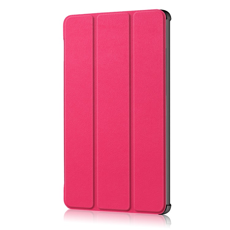 Tri-fold Stand Flip Leather Shell for Huawei MediaPad M5 10 / M5 10 (Pro) - Rose-4