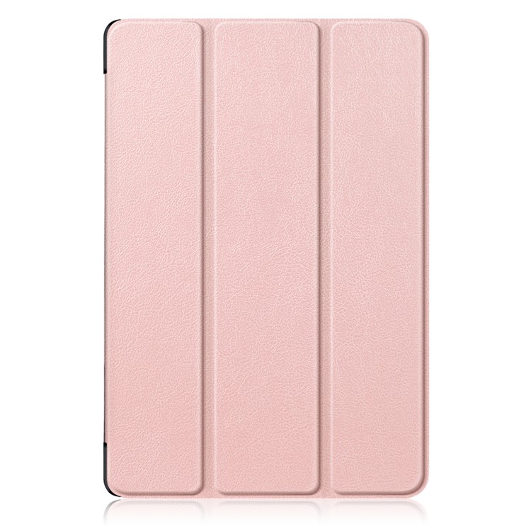Tri-fold Stand Flip Leather Cover Case for Huawei MediaPad M5 10 / M5 10 (Pro) - Rose Gold-2