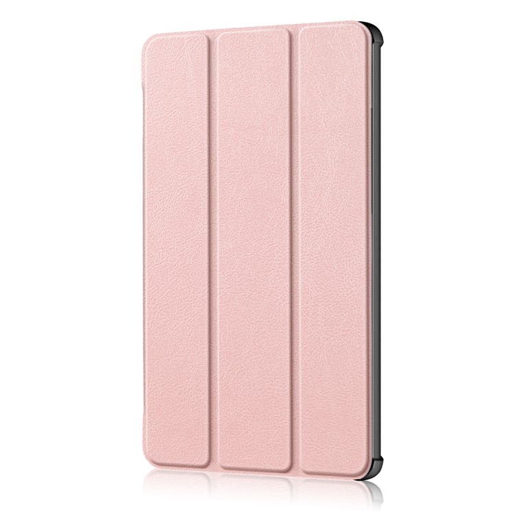 Tri-fold Stand Flip Leather Cover Case for Huawei MediaPad M5 10 / M5 10 (Pro) - Rose Gold-4