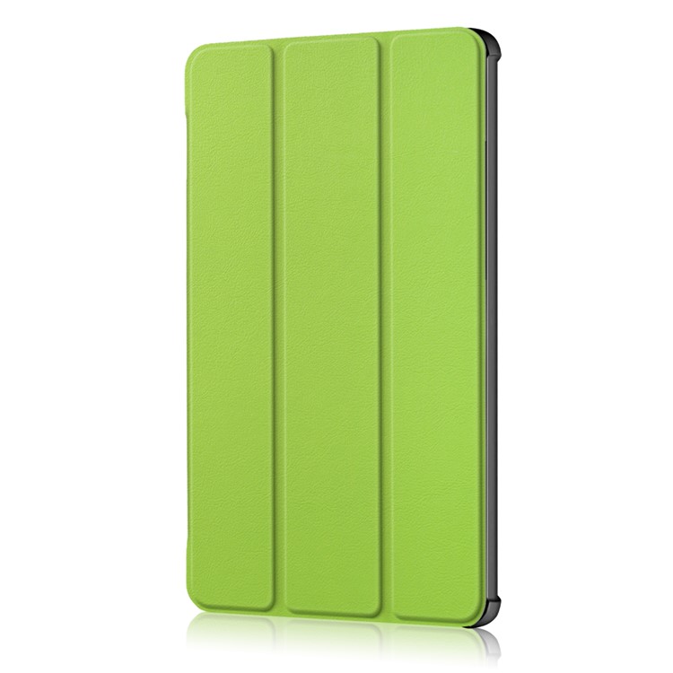 Tri-fold Stand PU Leather Protector Case for Huawei MediaPad M5 10 / M5 10 (Pro) - Green-4