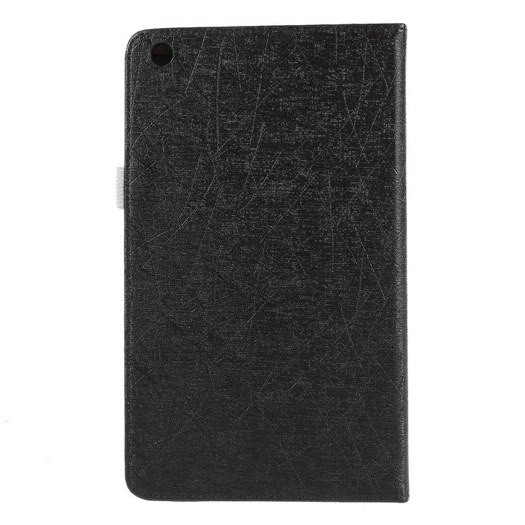 Lines Texture Stand Smart Leather Case for Huawei MediaPad M3 8.4 BTV-W09/DL09 - Black-2