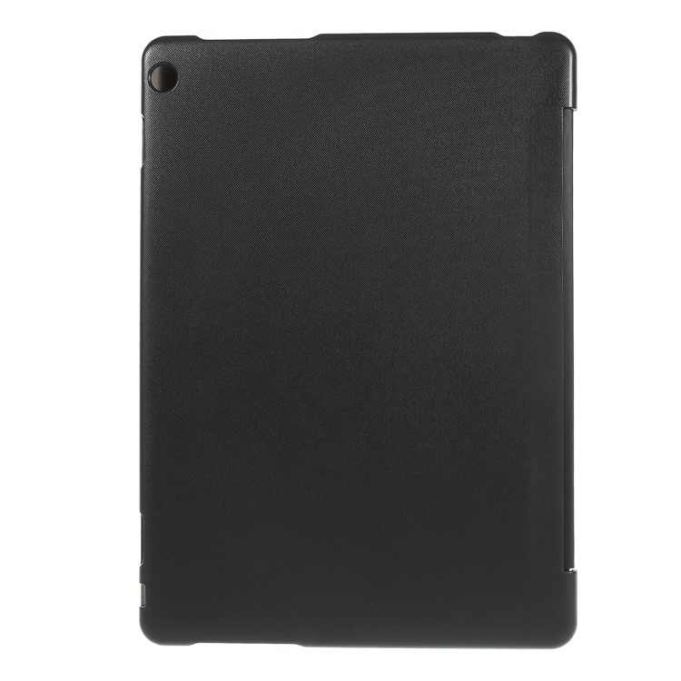 Tri-fold Stand Leather Smart Case Cover for Huawei MediaPad M3 Lite 10 BAH-W09/AL00 - Black-2