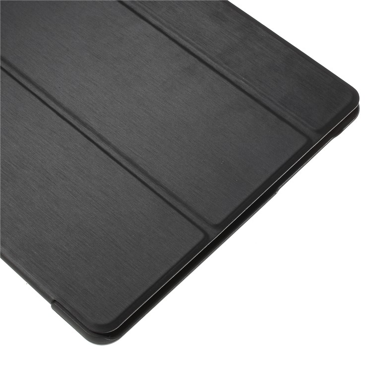 Tri-fold Stand Leather Smart Case Cover for Huawei MediaPad M3 Lite 10 BAH-W09/AL00 - Black-3