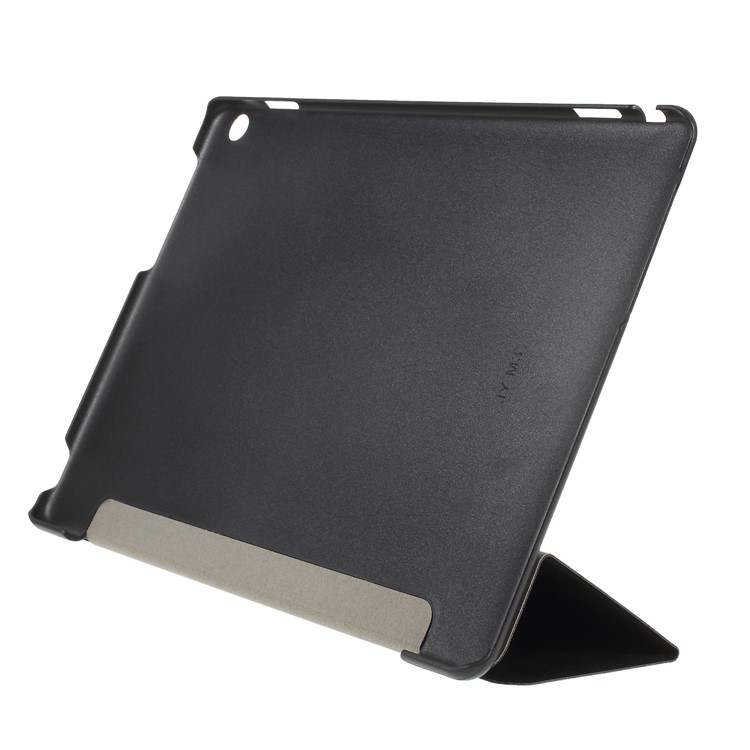 Tri-fold Stand Leather Smart Case Cover for Huawei MediaPad M3 Lite 10 BAH-W09/AL00 - Black-6
