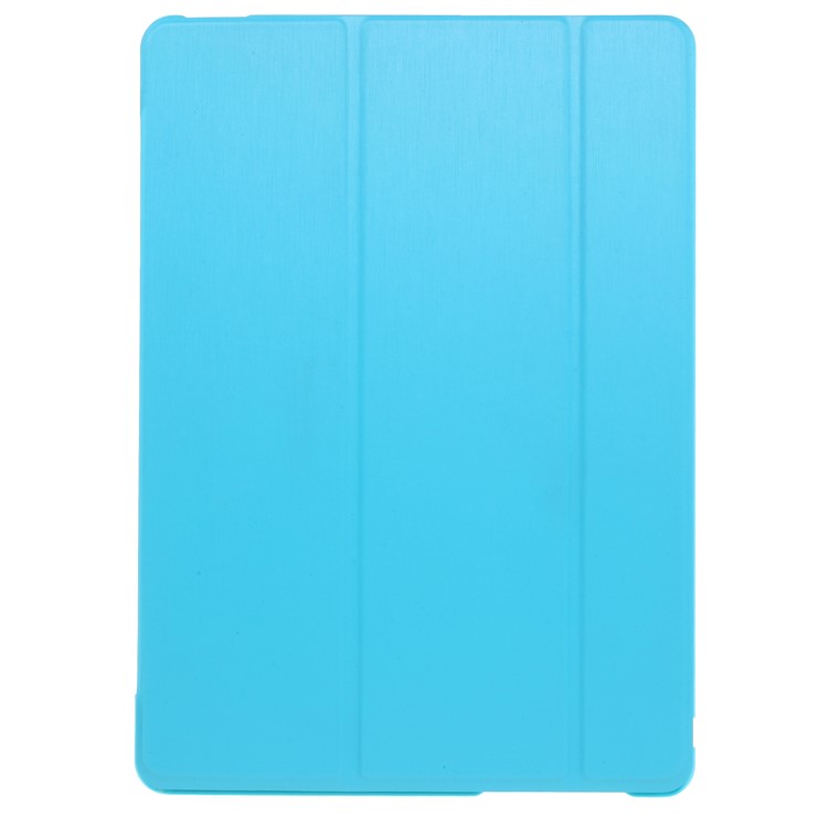 Tri-fold Stand Leather Smart Cover for Huawei MediaPad M3 Lite 10 BAH-W09/AL00 - Blue-1