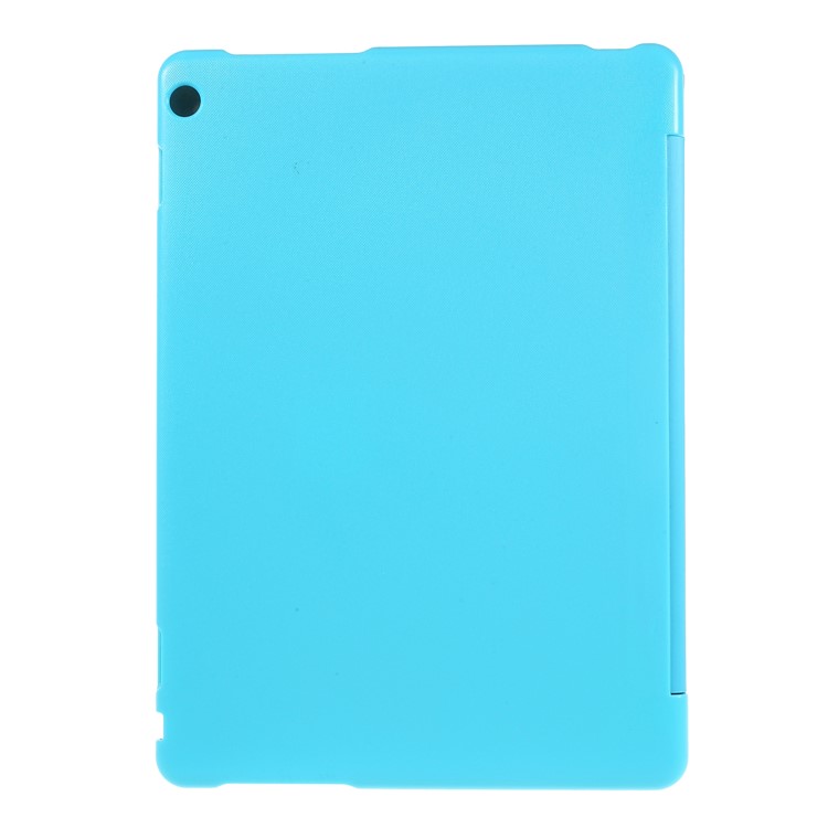 Tri-fold Stand Leather Smart Cover for Huawei MediaPad M3 Lite 10 BAH-W09/AL00 - Blue-2