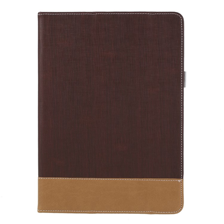 Contrast Color Stand Leather Smart Shell for Huawei MediaPad M3 Lite 10 BAH-W09/AL00 - Coffee-1