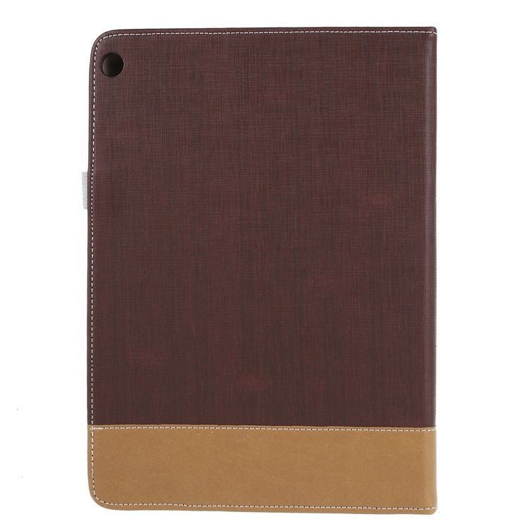 Contrast Color Stand Leather Smart Shell for Huawei MediaPad M3 Lite 10 BAH-W09/AL00 - Coffee-2