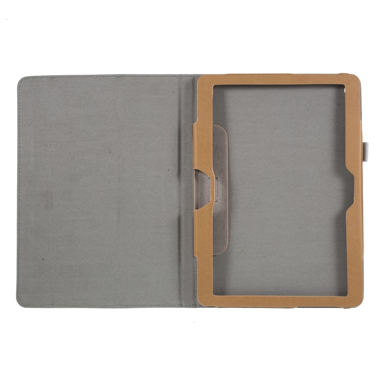 Contrast Color Stand Leather Smart Shell for Huawei MediaPad M3 Lite 10 BAH-W09/AL00 - Coffee-5