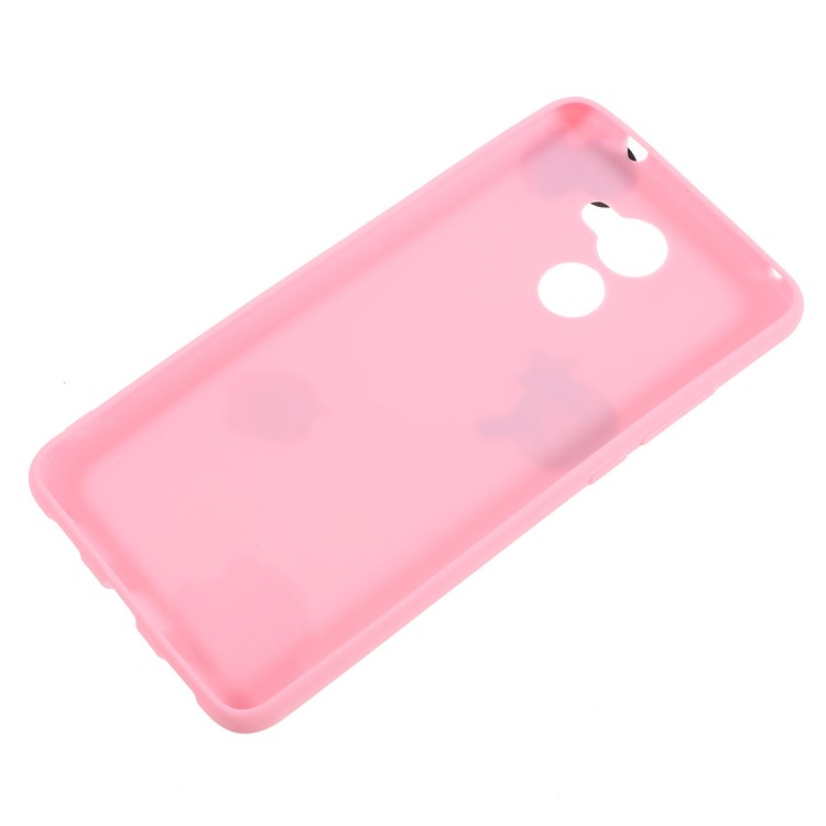 3D Cartoon Pattern Soft TPU Phone Shell for Huawei Y7 Prime / Enjoy 7 Plus - Eyes and Foods-3