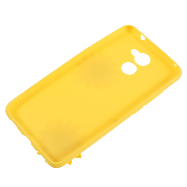 3D Cartoon Pattern TPU Protection Phone Shell for Huawei Y7 Prime / Enjoy 7 Plus - Sunflowers-3