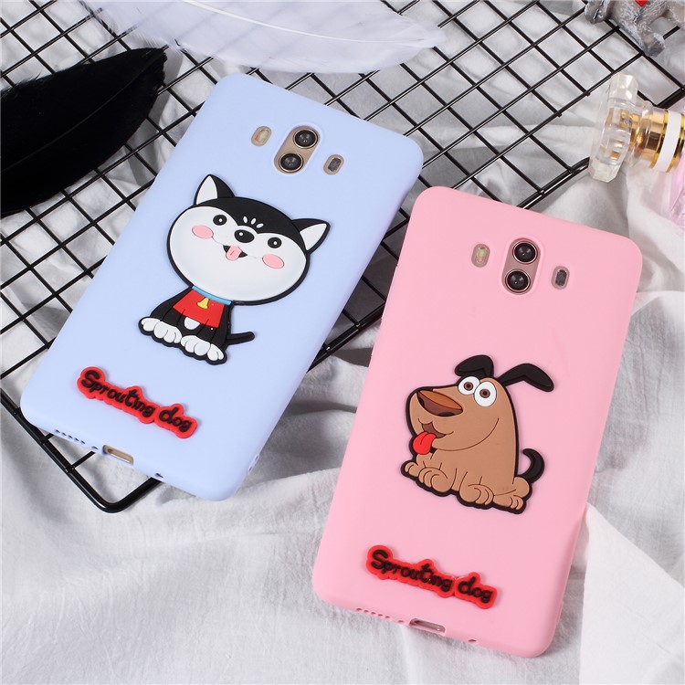 3D Cartoon Pattern Soft TPU Phone Case for Huawei Mate 10 - Cactus-4