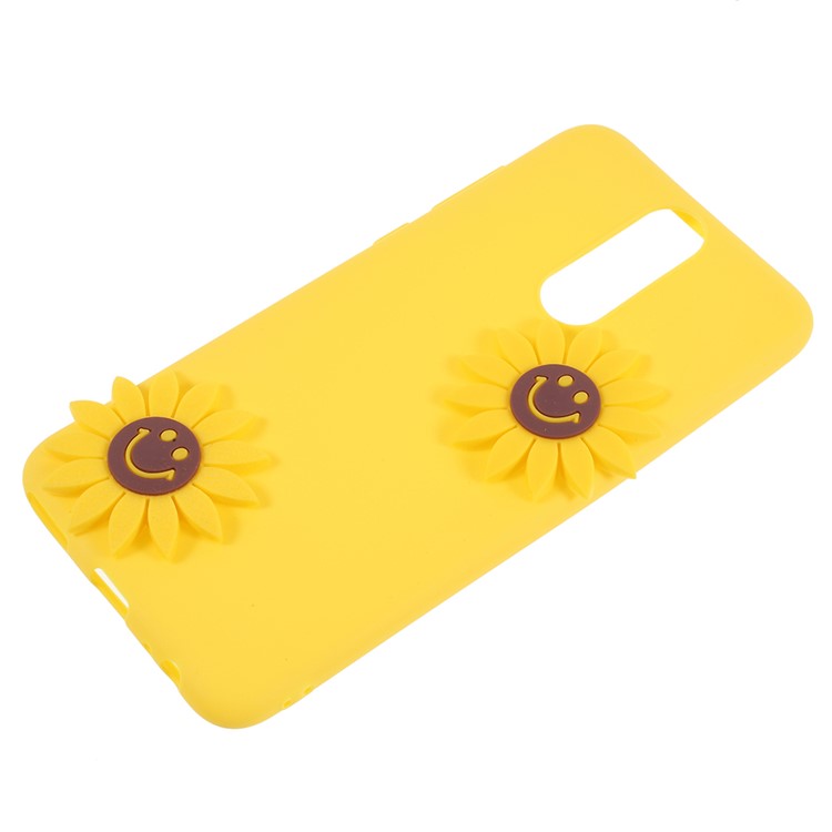3D Cartoon Pattern TPU Mobile Phone Shell for Huawei Mate 10 Lite / nova 2i / Maimang 6 / Honor 9i (India) - Sunflowers-2