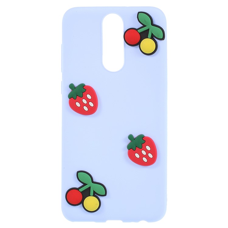 3D Cartoon Pattern TPU Phone Casing for Huawei Mate 10 Lite / nova 2i / Maimang 6 / Honor 9i (India) - Cherries and Strawberries-1