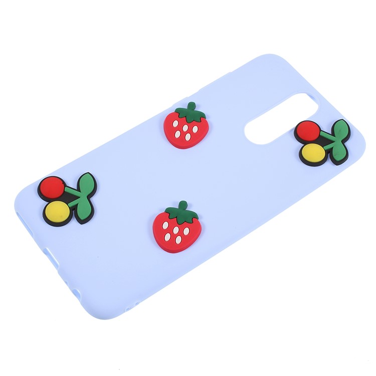 3D Cartoon Pattern TPU Phone Casing for Huawei Mate 10 Lite / nova 2i / Maimang 6 / Honor 9i (India) - Cherries and Strawberries-2