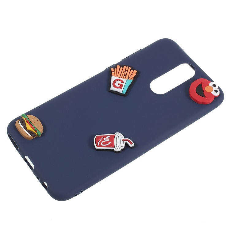 3D Cartoon Pattern TPU Protection Case Cover Shell for Huawei Mate 10 Lite / nova 2i / Maimang 6 / Honor 9i (India) - Fast Food-2