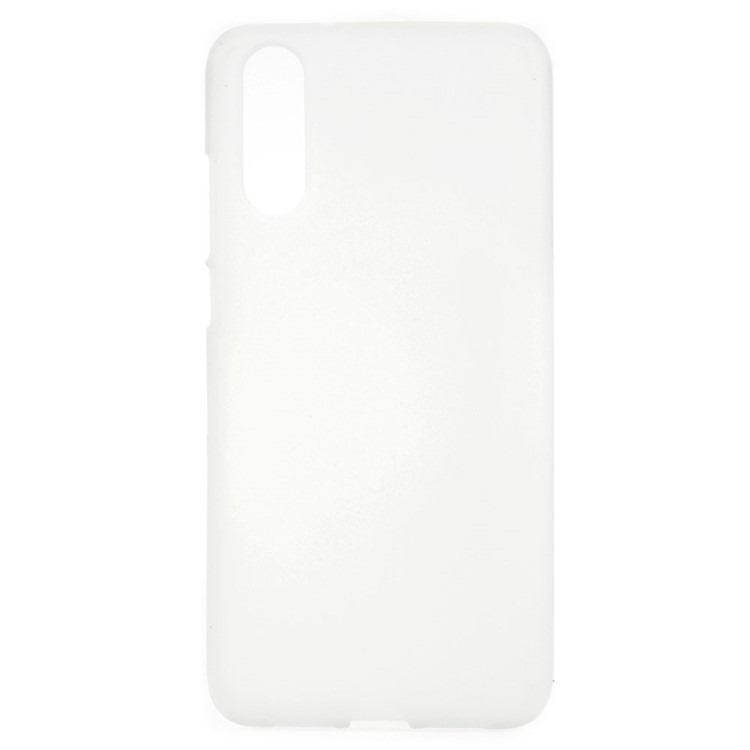 Double-sided Matte TPU Back Phone Shell for Huawei P20 - White-1