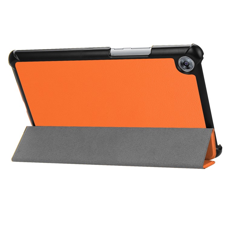 Tri-fold Leather Protective Casing with Stand for Huawei MediaPad M5 8 - Orange-6
