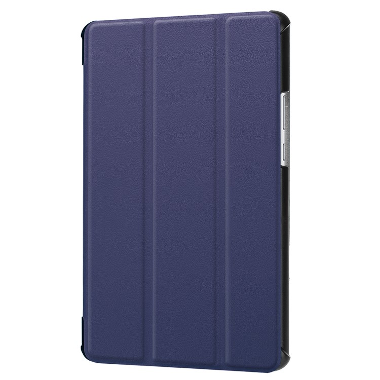 Para Huawei Mediapad M5 8 Caso de Couro Tri-fold - Azul Escuro