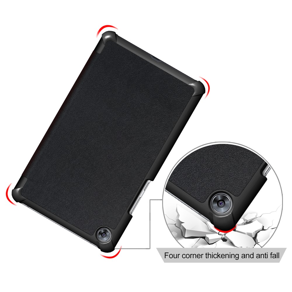 Tri-fold Stand Tablet Smart Case Pour Huawei Mediapad M5 8 - le Noir