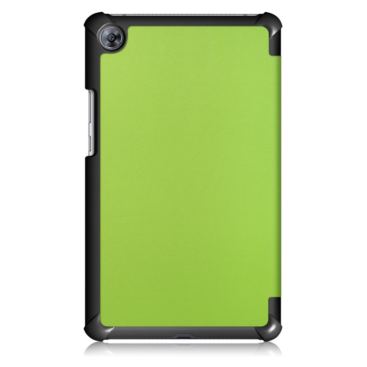 Tri-fold Stand Leather Tablet Smart Tablet Cover for Huawei MediaPad M5 8 - Green-3