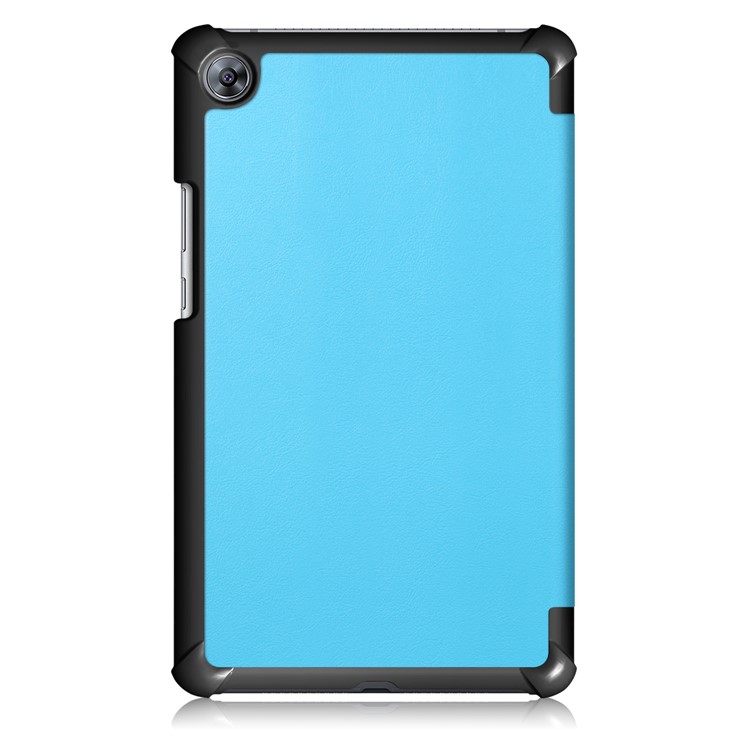 Tri-fold Stand Leather Tablet Smart Protective Case for Huawei MediaPad M5 8 - Baby Blue-3