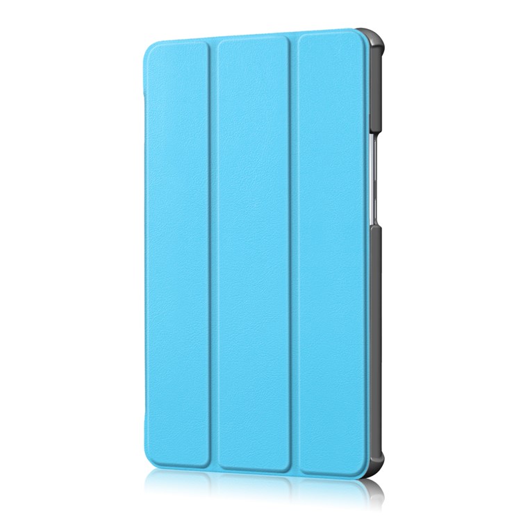 Tri-fold Stand Leather Tablet Smart Protective Case for Huawei MediaPad M5 8 - Baby Blue-4
