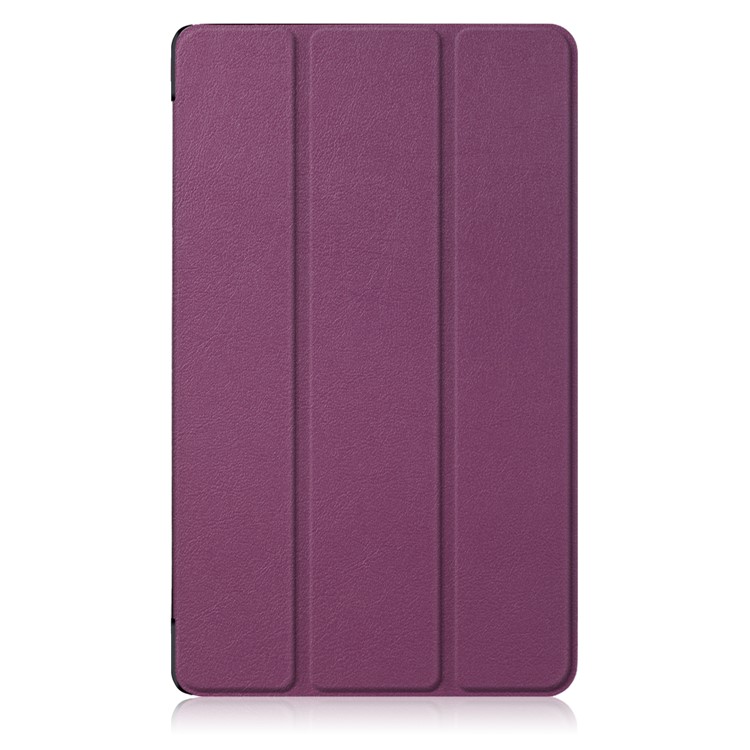Tri-Fold Stand Flip Ledertasche Für Huawei Mediapad M5 8 - Lila-2