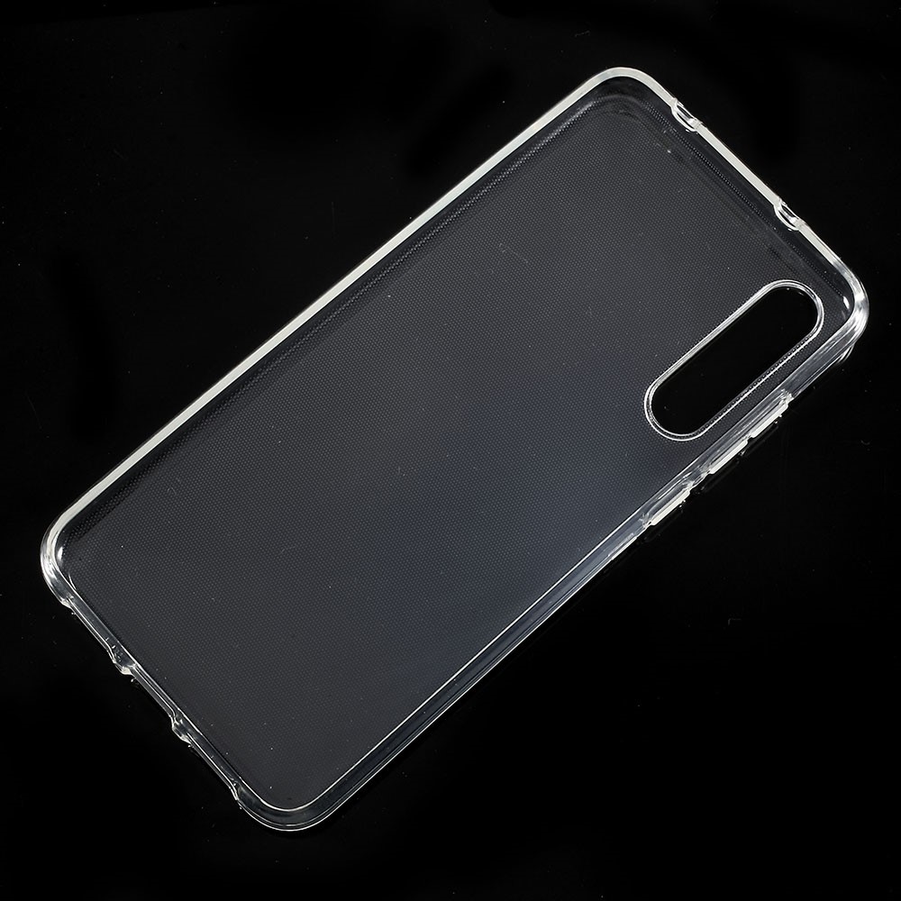 Clear Soft TPU Gel Case with Non-slip Inner for Huawei P20 Pro - Transparent-2
