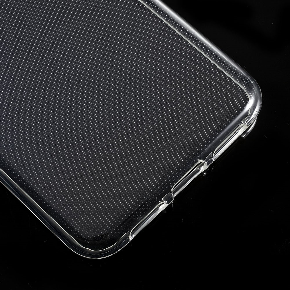 Clear Soft TPU Gel Case with Non-slip Inner for Huawei P20 Pro - Transparent-4