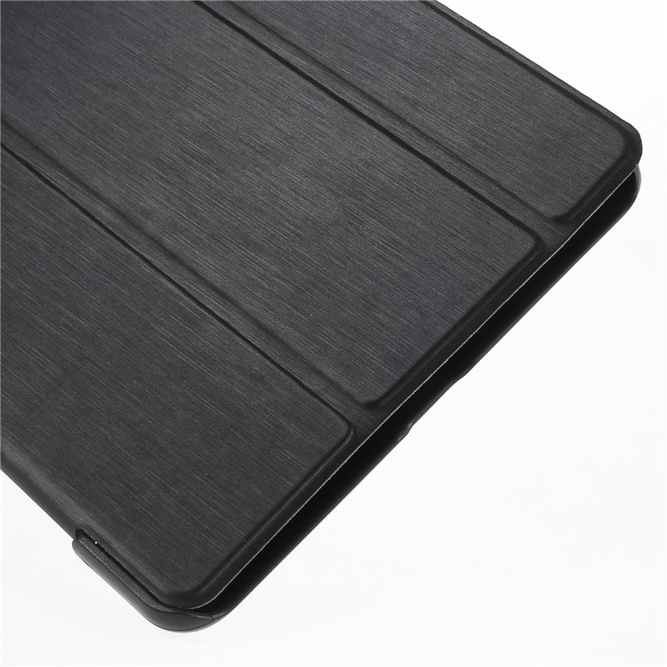Tri-fold Stand Smart Leather Cover Accessory for Huawei MediaPad M3 8.4 - Black-4