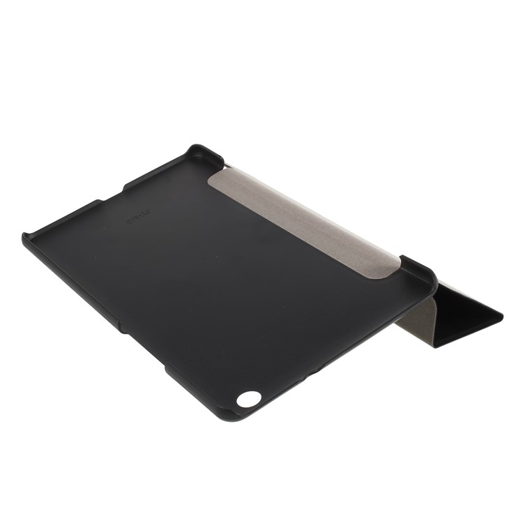 Tri-fold Stand Smart Leather Cover Accessory for Huawei MediaPad M3 8.4 - Black-7