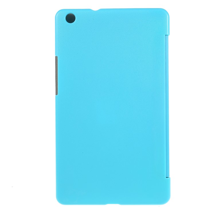 Tri-fold Stand Smart Leather Shell Accessory for Huawei MediaPad M3 8.4 - Blue-2