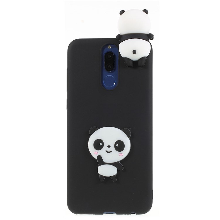 Cute 3D Cartoon Doll Pattern TPU Case for Huawei Mate 10 Lite / nova 2i / Maimang 6 / Honor 9i (India) - Shy Panda-1