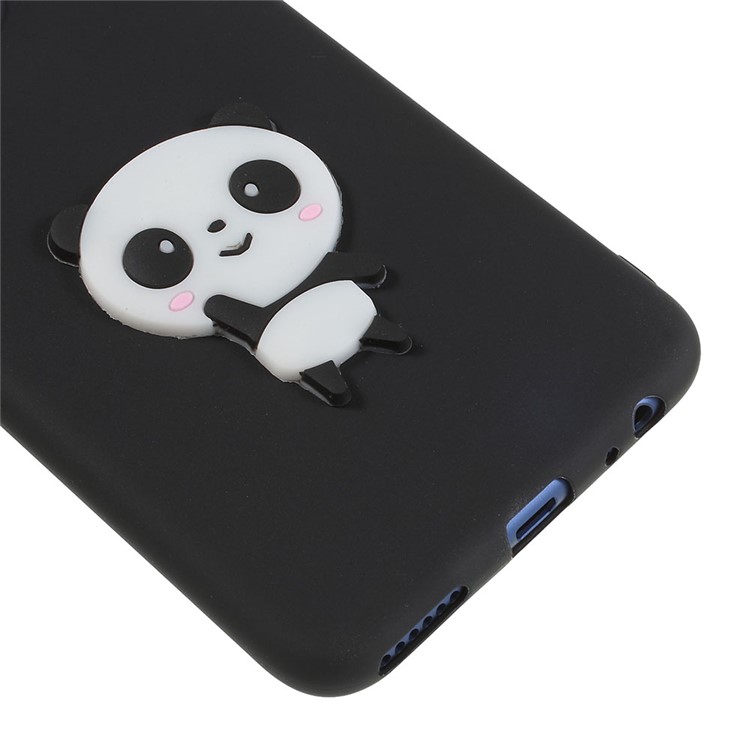Cute 3D Cartoon Doll Pattern TPU Case for Huawei Mate 10 Lite / nova 2i / Maimang 6 / Honor 9i (India) - Shy Panda-5
