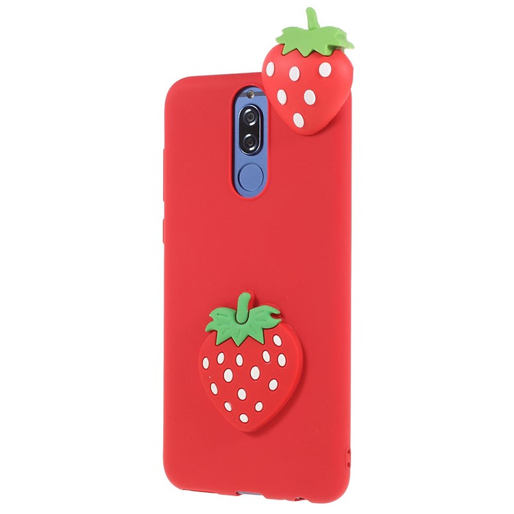 Cute 3D Cartoon Doll Pattern TPU Shell for Huawei Mate 10 Lite / nova 2i / Maimang 6 / Honor 9i (India) - Strawberry-2